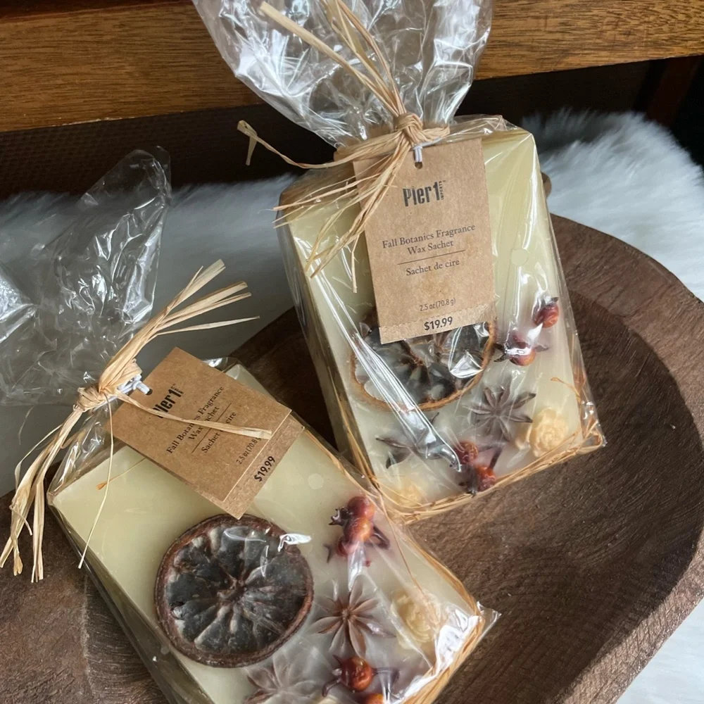 PIER 1 IMPORTS FALL BOTANICS FRAGRANCE WAX SACHET NEW (1 SACHET)